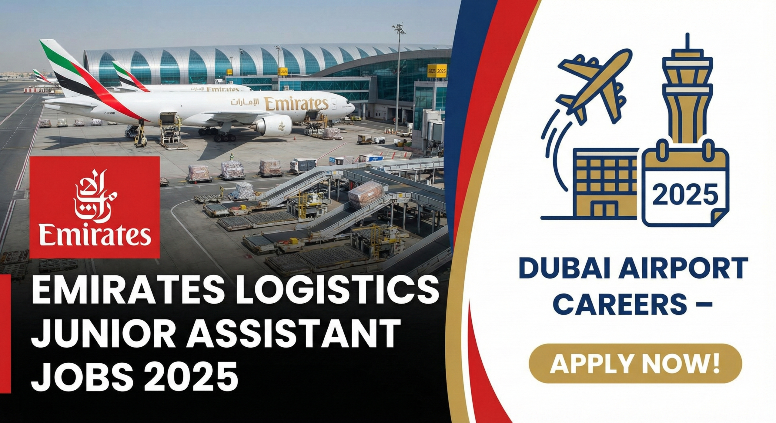 Emirates Logistics Junior Assistant Jobs 2025 – Dubai Airport Careers
