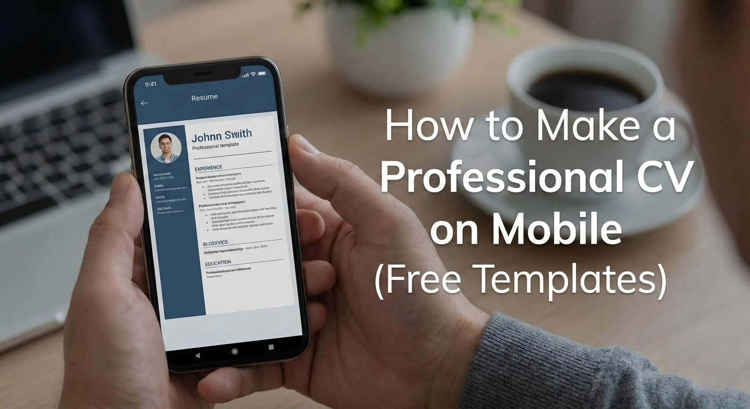 How to Make a Professional CV on Mobile (Free Templates)