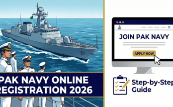 Pak Navy Online Registration 2026 – Apply Now (Step-by-Step Guide)