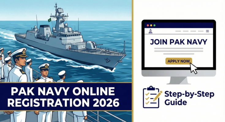 Pak Navy Online Registration 2026 – Apply Now (Step-by-Step Guide)