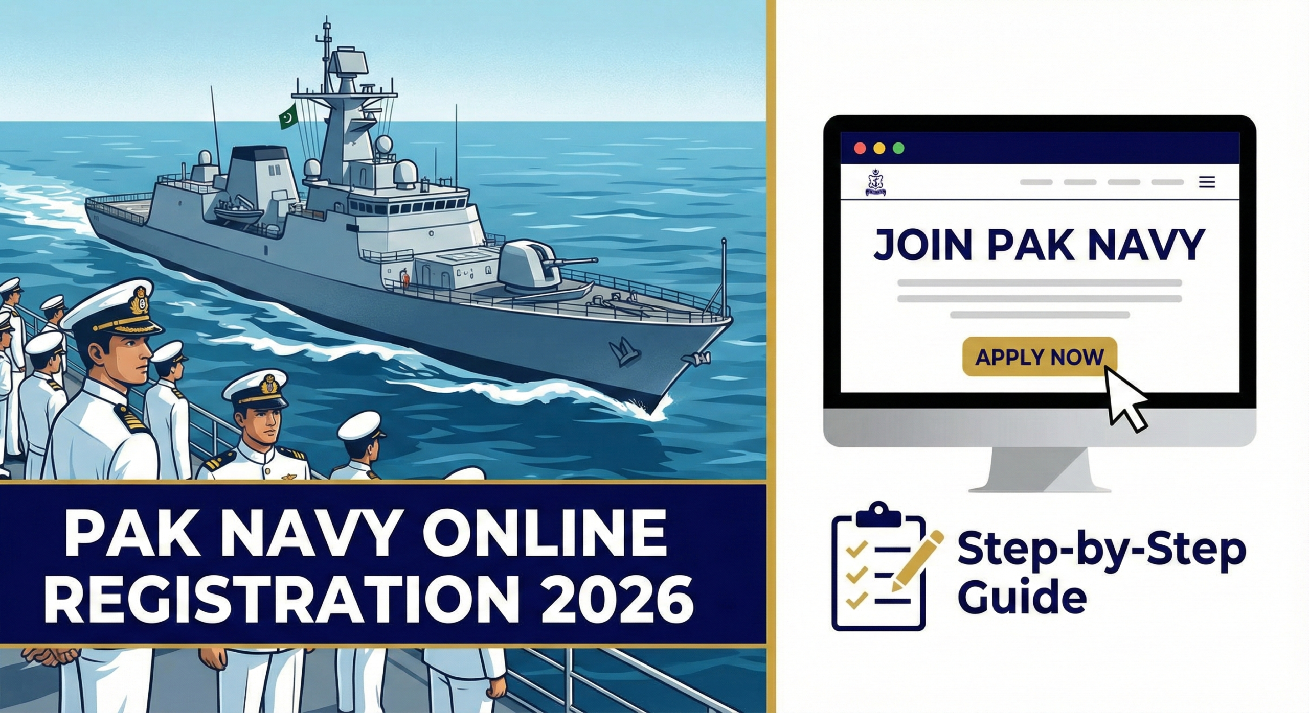 Pak Navy Online Registration 2026 – Apply Now (Step-by-Step Guide)