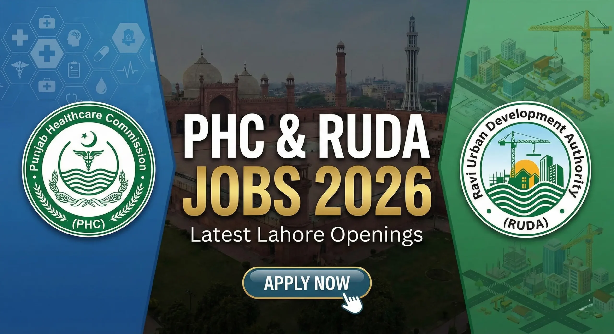Punjab Healthcare Commission (PHC) & RUDA Jobs 2026 – Latest Lahore Openings