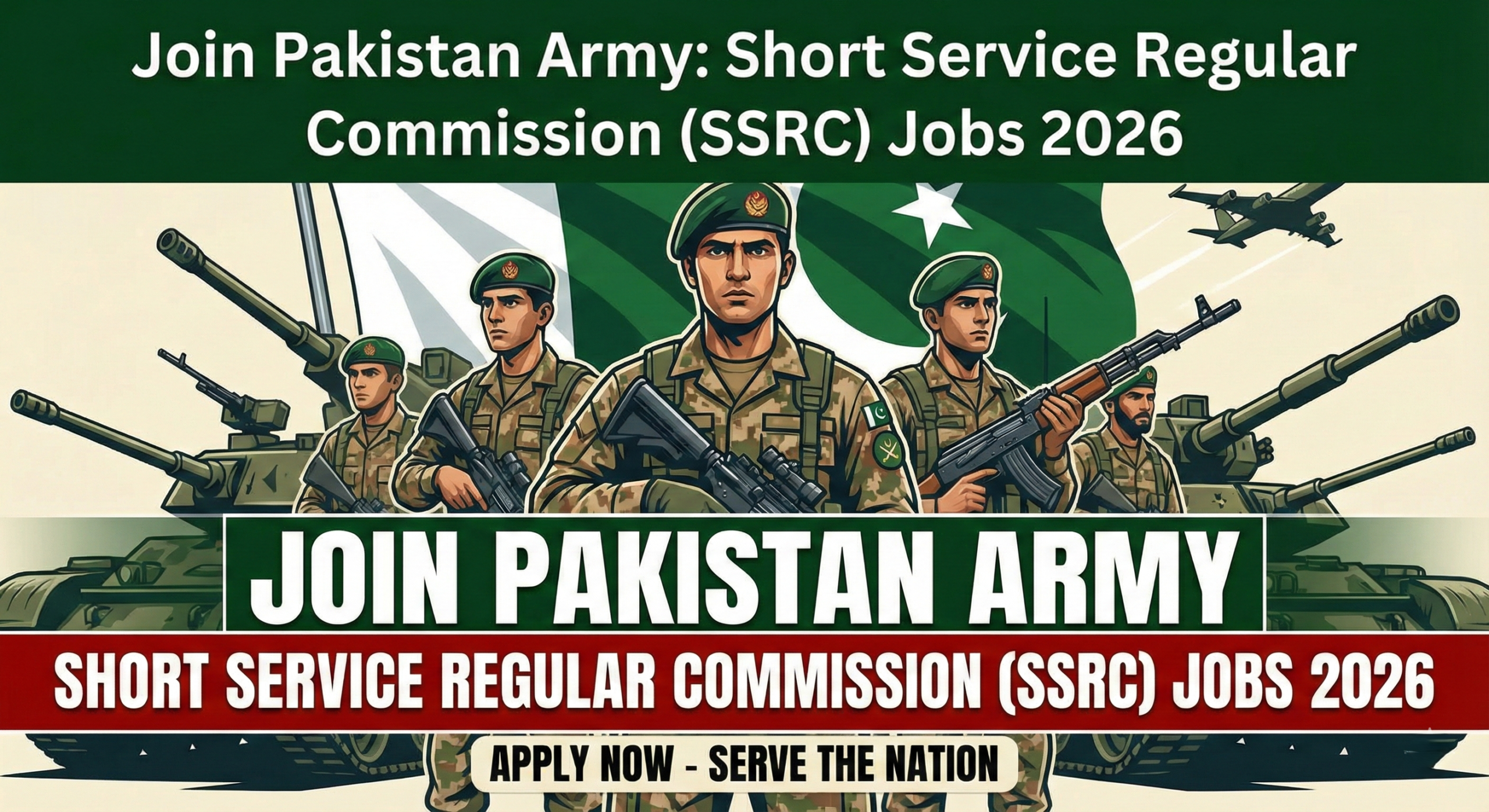 Join Pakistan Army: Short Service Regular Commission (SSRC) Jobs 2026