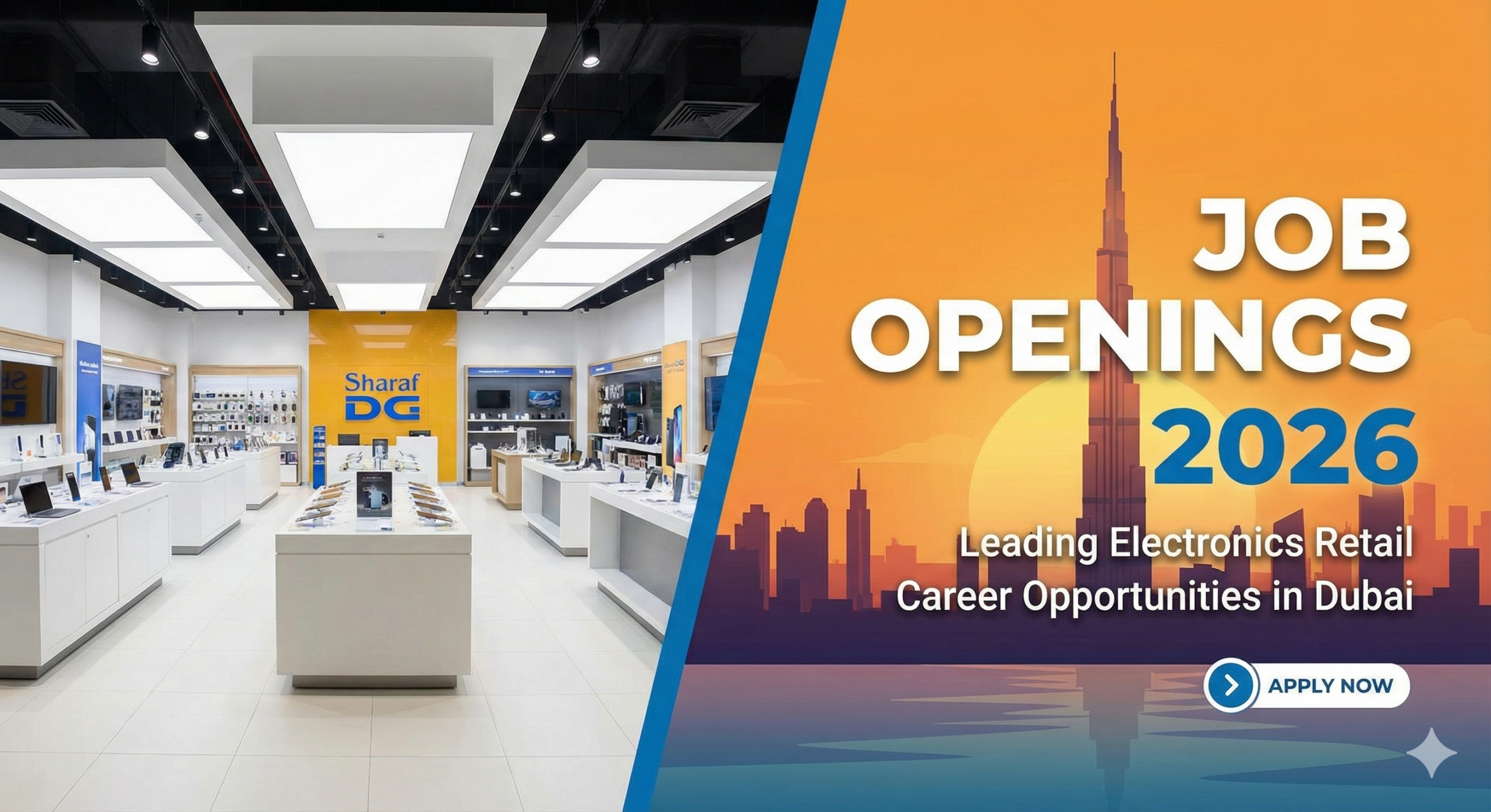 Sharaf DG Job 2026 Openings – Leading Electronics Retail Career Opportunities in Dubai