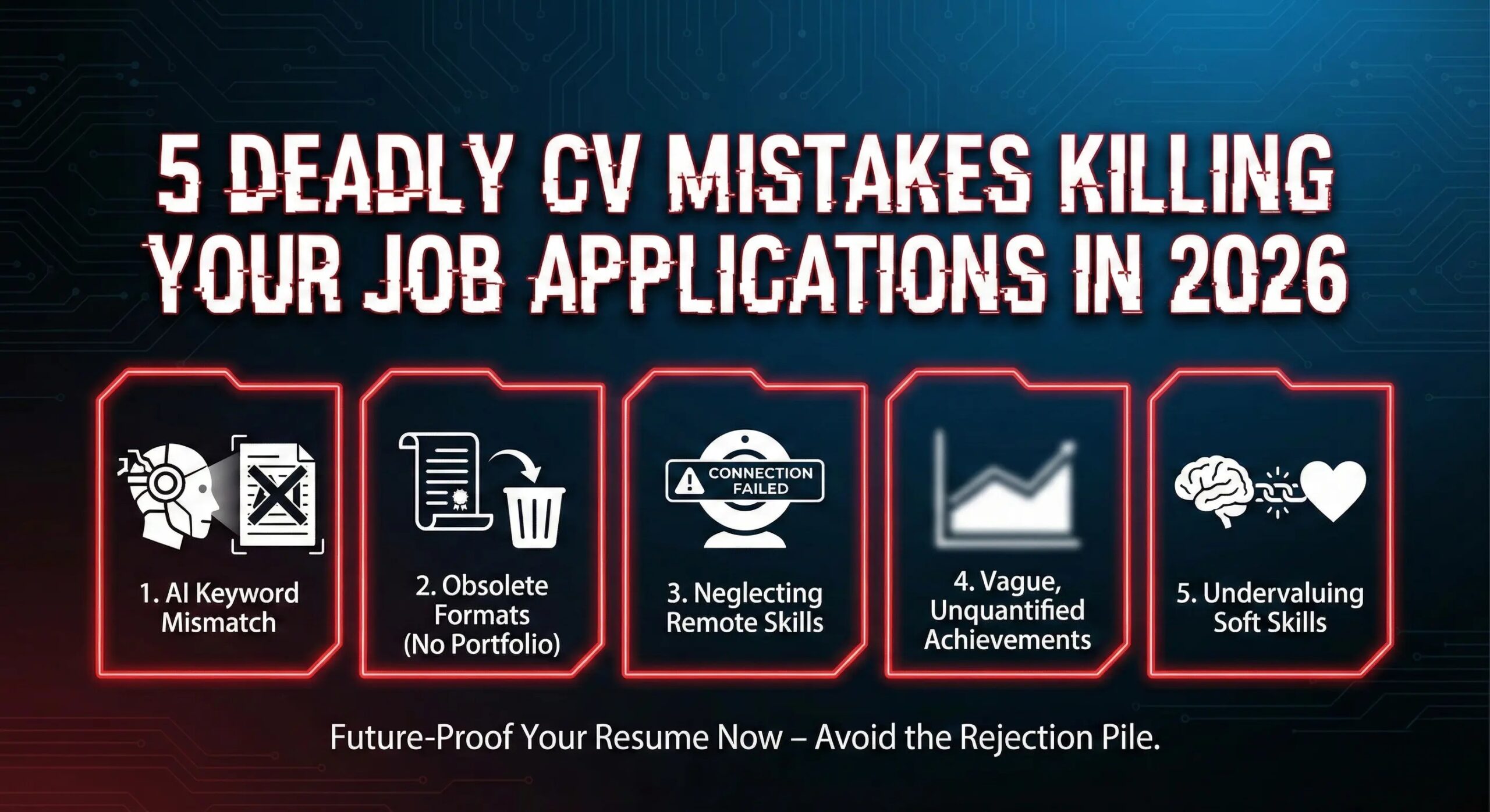 5 Deadly CV Mistakes Killing Your Job Applications in 2026