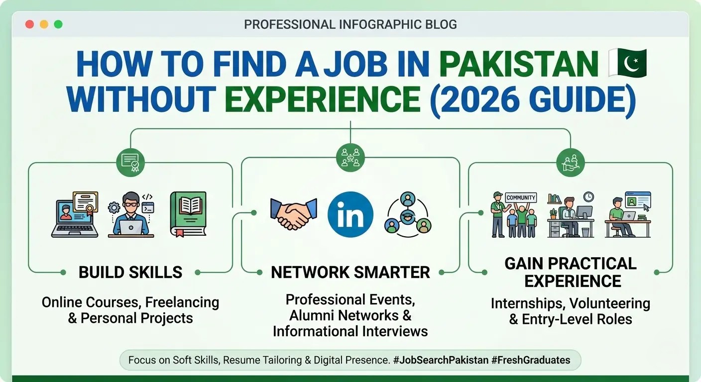 How to Find a Job in Pakistan Without Experience (2026 Guide)