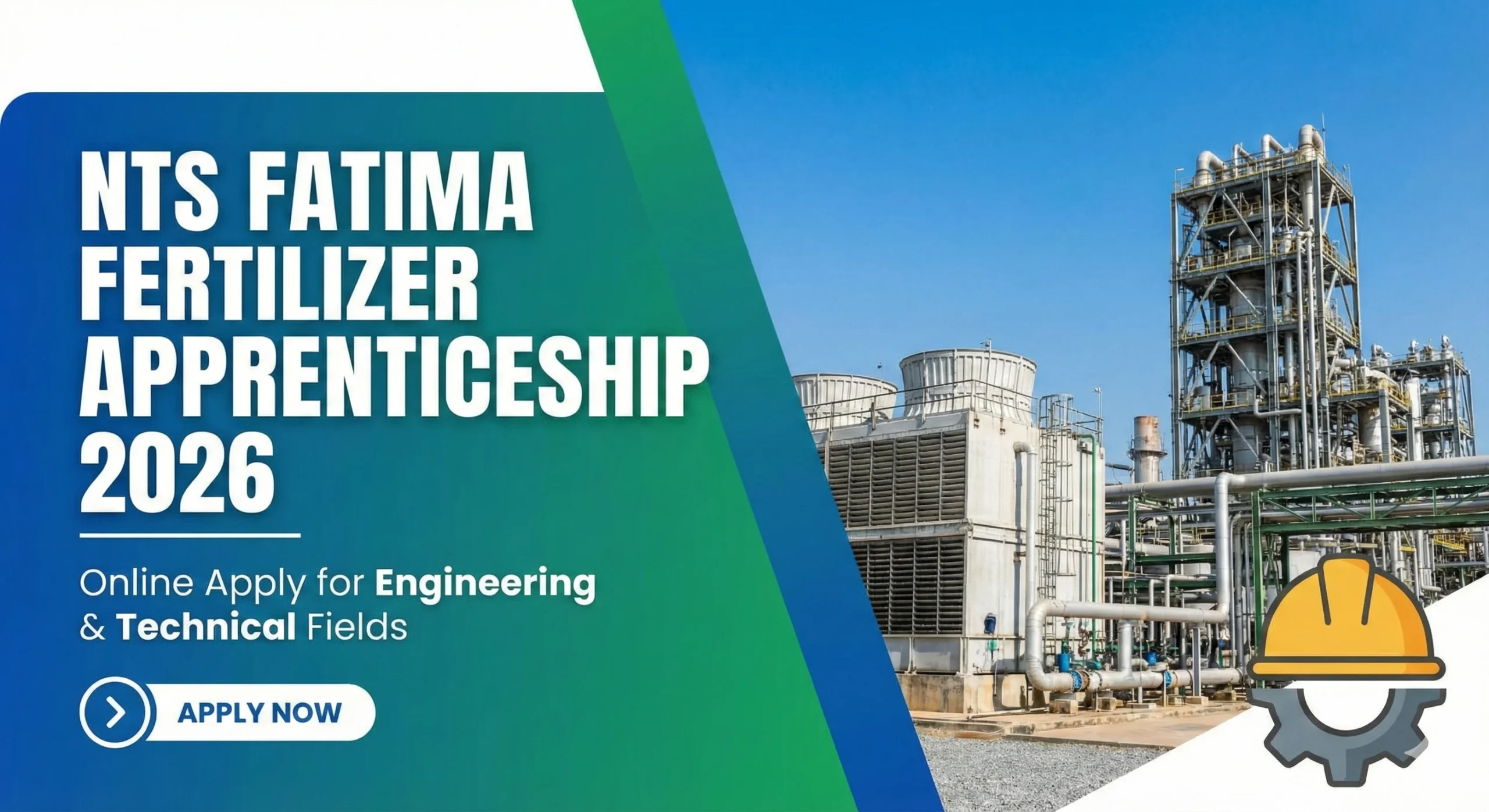 NTS Fatima Fertilizer Apprenticeship 2026 – Online Apply for Engineering & Technical Fields
