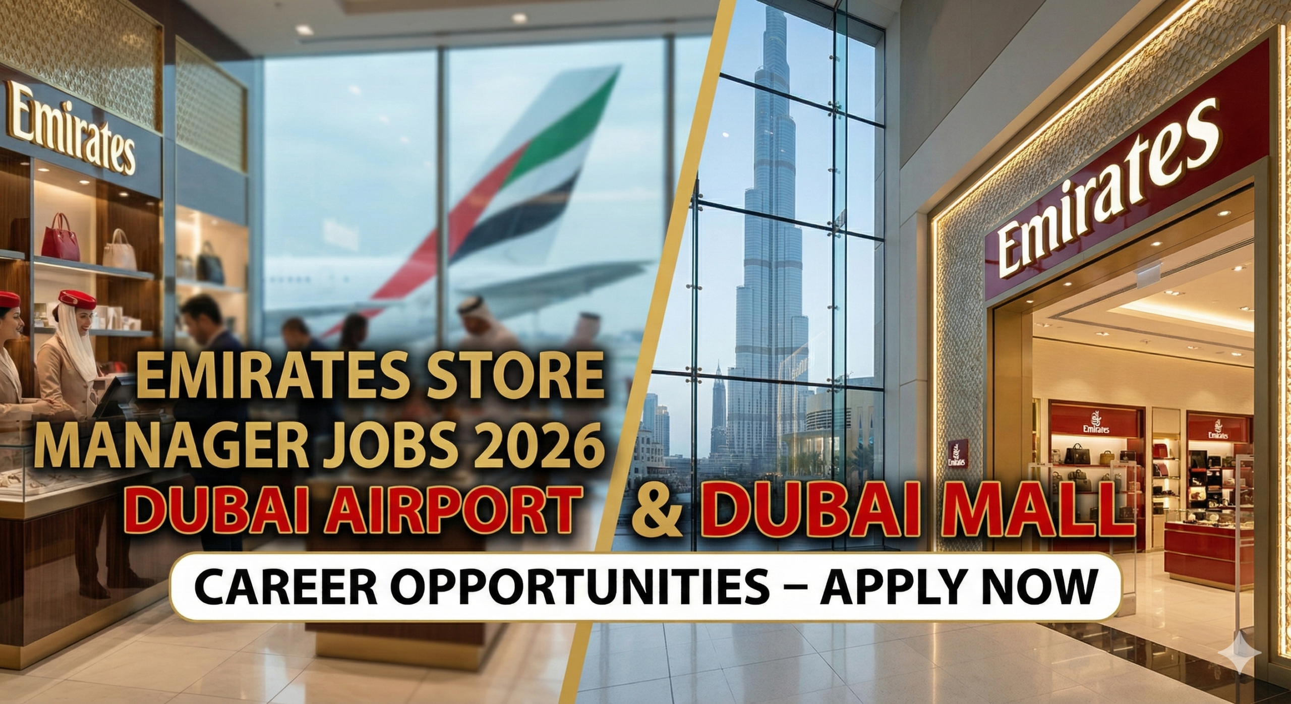 Emirates Store Manager Jobs 2026 in Dubai Airport & Dubai Mall