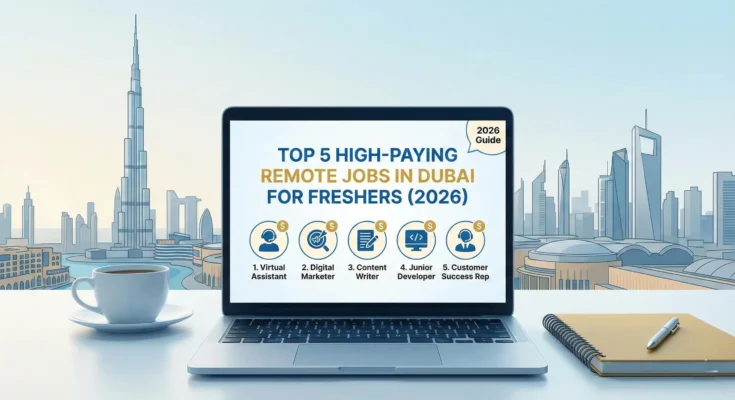 Remote jobs in Dubai for freshers 2026 earning AED from home